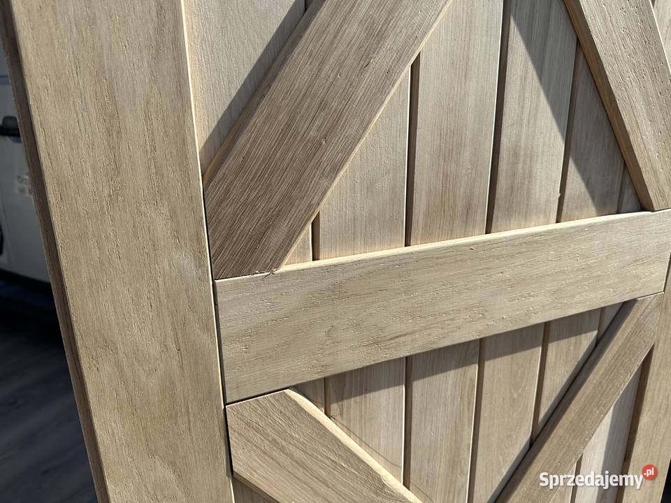 Drzwi drewniane dębowe NA KAŻDY WYMIAR CAŁA