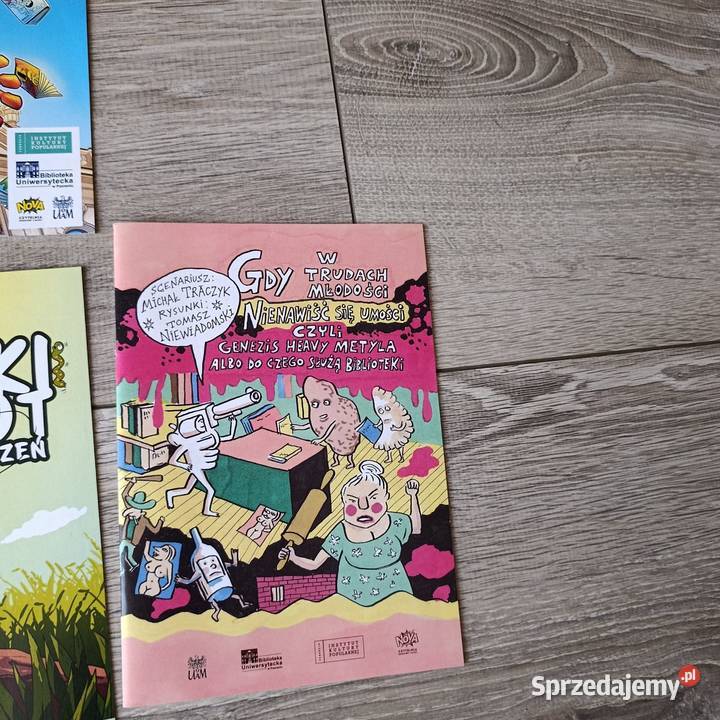 kolekcja różnych komiksów wydanych w Polsce Poznań