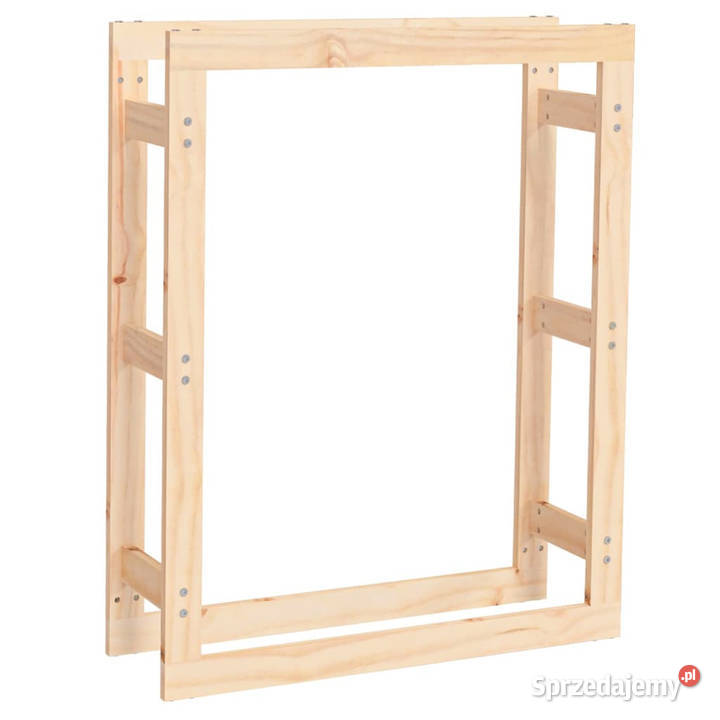 Stojak na drewno opałowe 80x25x100 lite drewno Warszawa sprzedam