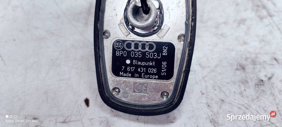 ANTENA LOTKA GPS REKIN AUDI A3 8P 8P0035503J MAT Przystajń
