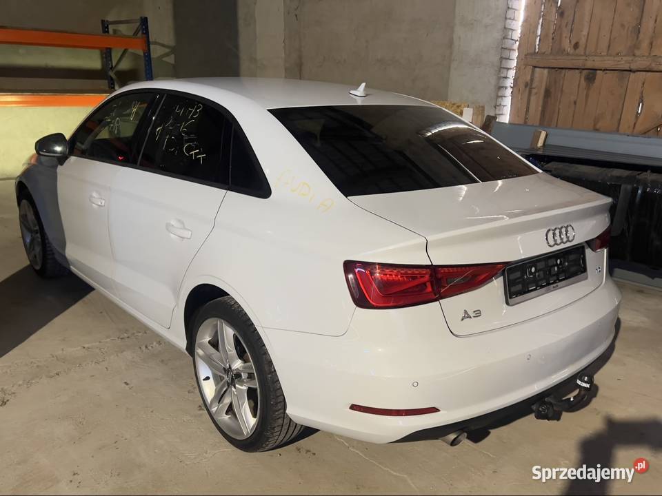 Audi A3 sedan silnik 16 TDI CXX LS9R zderzak Rok produkcji 2016 Zestawy części blacharskich Pruszków