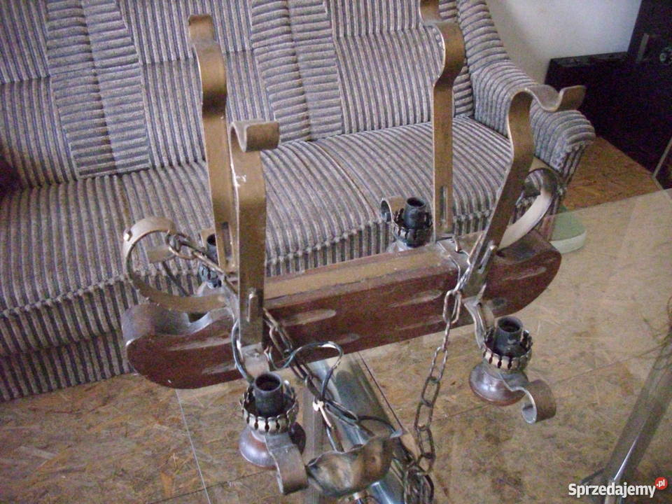 Staryciężkizabytkowy żyrandol do salonu zachodniopomorskie