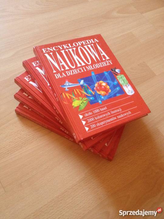Encyklopedia naukowa dzieci i młodzieży 5 tomów Książki naukowe i popularnonaukowe Warszawa