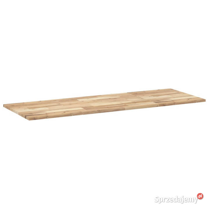 Blat do biurka 140x50x2 surowe drewno akacjowe Akcesoria meblowe Warszawa