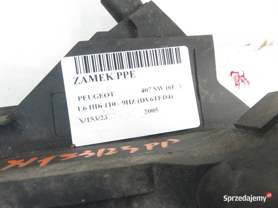 ZAMEK PRAWY PRZEDNI PEUGEOT 407 SW 6E 9686683580 sprzedam