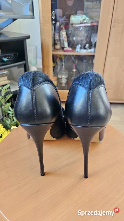 Szpilki Kazar 38 całe ze skóry z podeszwami Szczecin