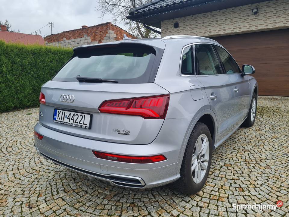 Audi Q5 Quattro SLine srebrny Q5 małopolskie Nowy Sącz