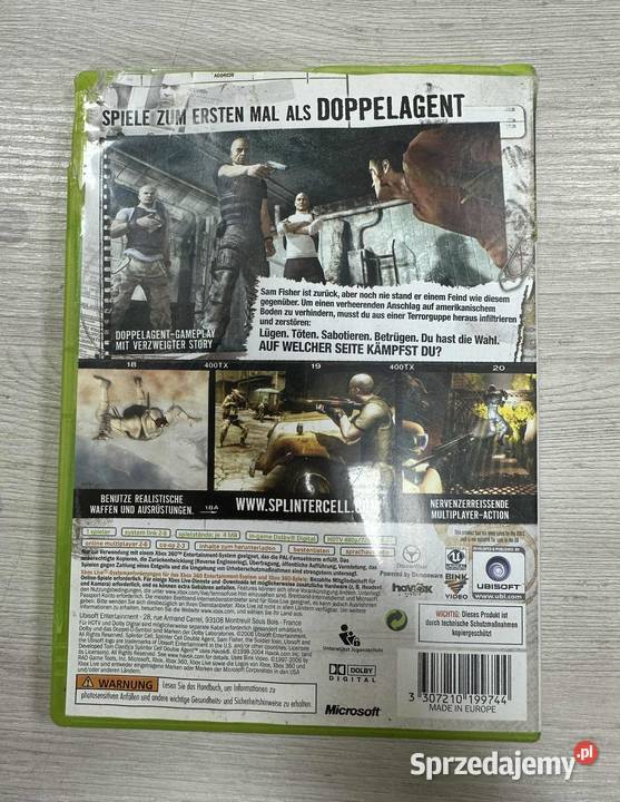 Gra na Xbox 360 Tom Clancy Splinter Cell Double Elbląg