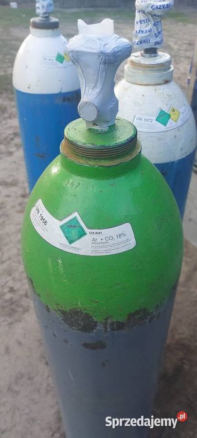 Butle z tlenem i mix do spawania Pozostałe Burzenin