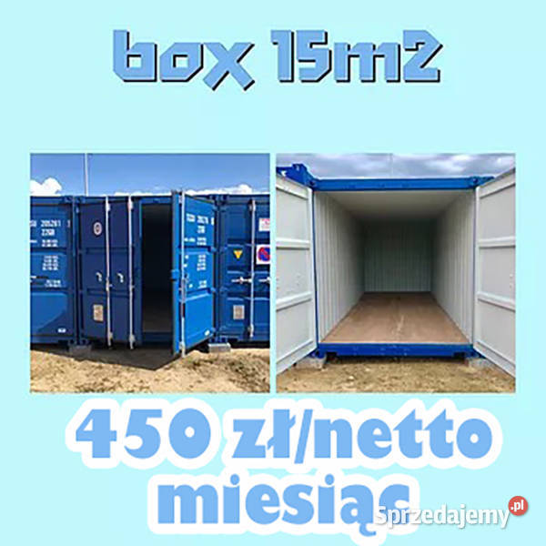 Wynajmę powierzchnię magazynową 3m2 15m2 SELF Gdańsk sprzedam