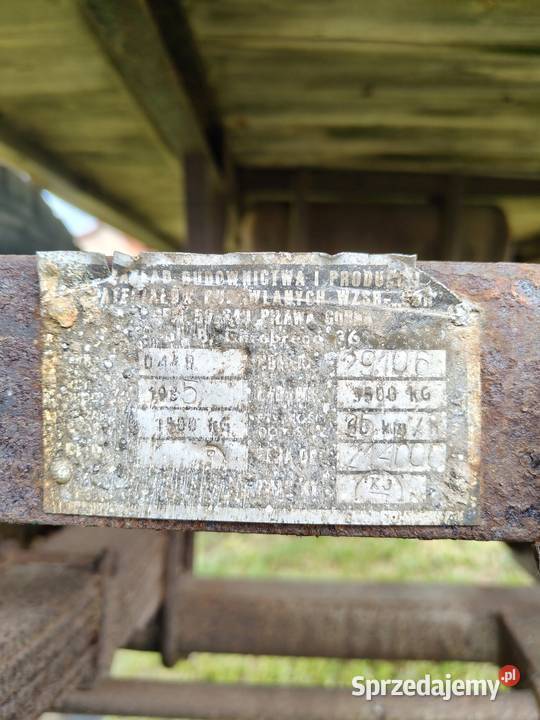 Przyczepa piławka dolnośląskie Niedźwiedź
