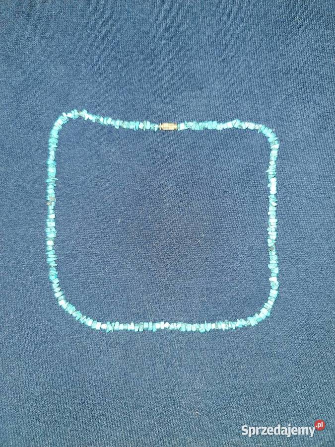 Naszyjnik z korali naturalnych zielono Katowice