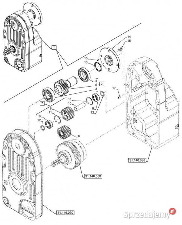 Holland T6070 Kołnierz 47489241
