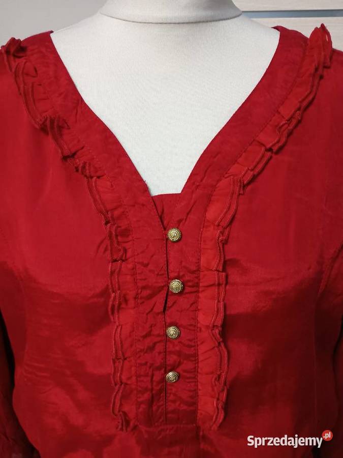 Bordowa sukienka 38 22 czerwony Stalowa Wola