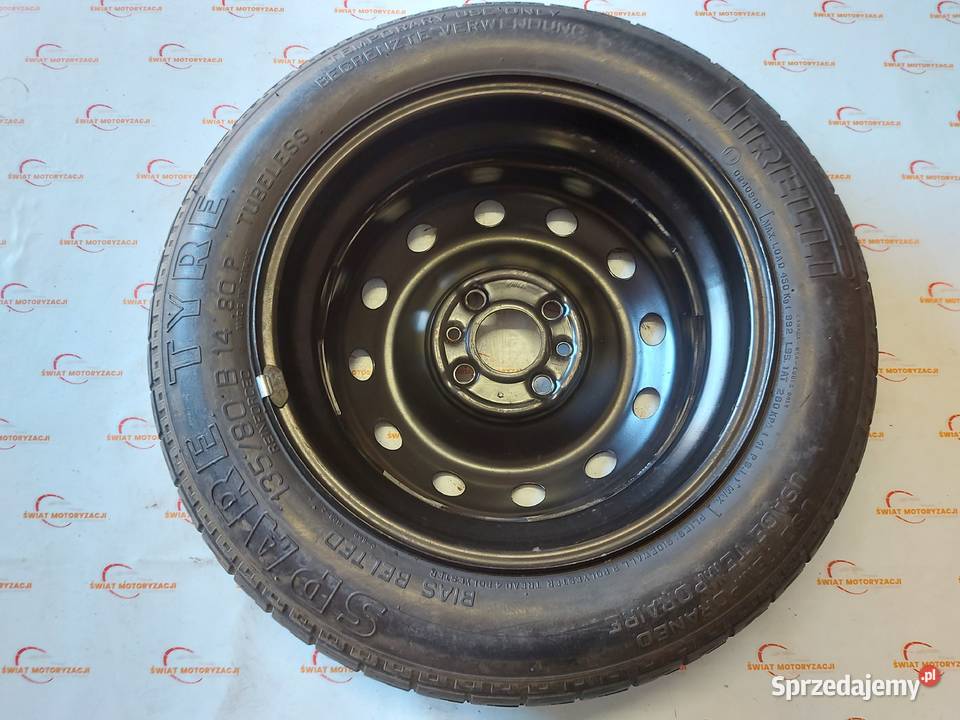 FIAT 500 PUNTO koło dojazdowe 1358014 80P 4x98 Kielce