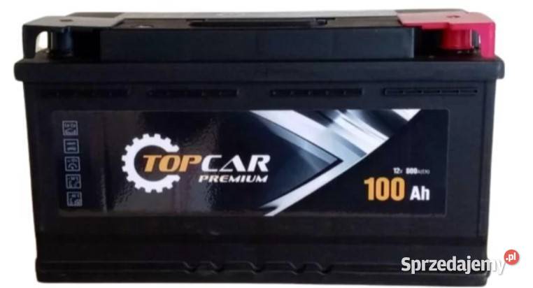 Akumulator TOPCAR PREMIUM 100Ah 800A Wałbrzych sprzedam