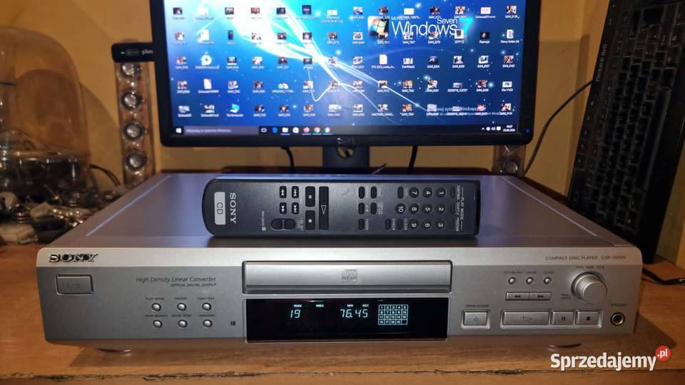 Odtwarzacz CD Sony CDPXE520 CDText pilot Top Warta