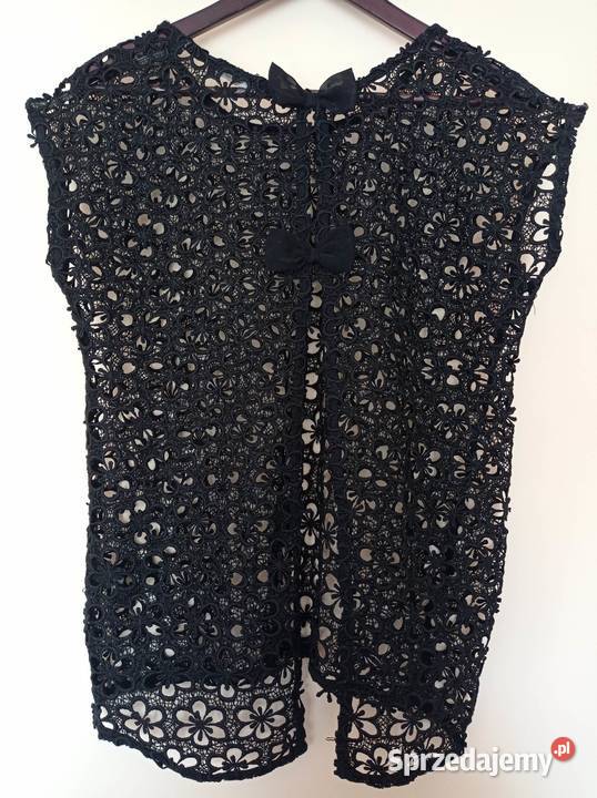 Czarna koronkowa bluzka Next Hajnówka