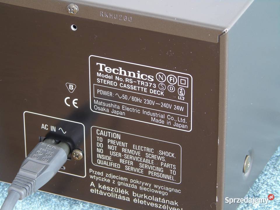 Magnetofon Technics RSTR 373 sprawny DOSTAWA sprzedam