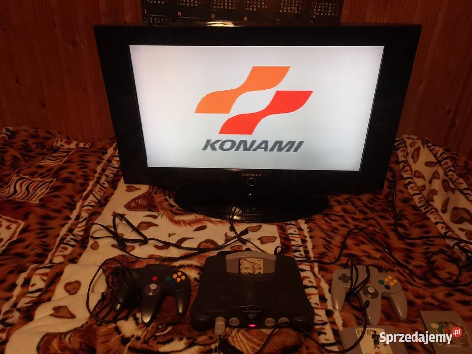 NINTENDO 64 Konsola 2 pady 3 Gry itp Plus Nintendo 64 Konsole i automaty Skomielna Biała