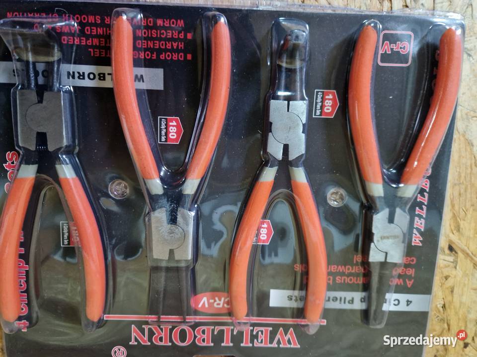 ZESTAW SZCZYPCE SEGERA PROFESJONALNE 180 MM 4 Dom i Ogród wielkopolskie