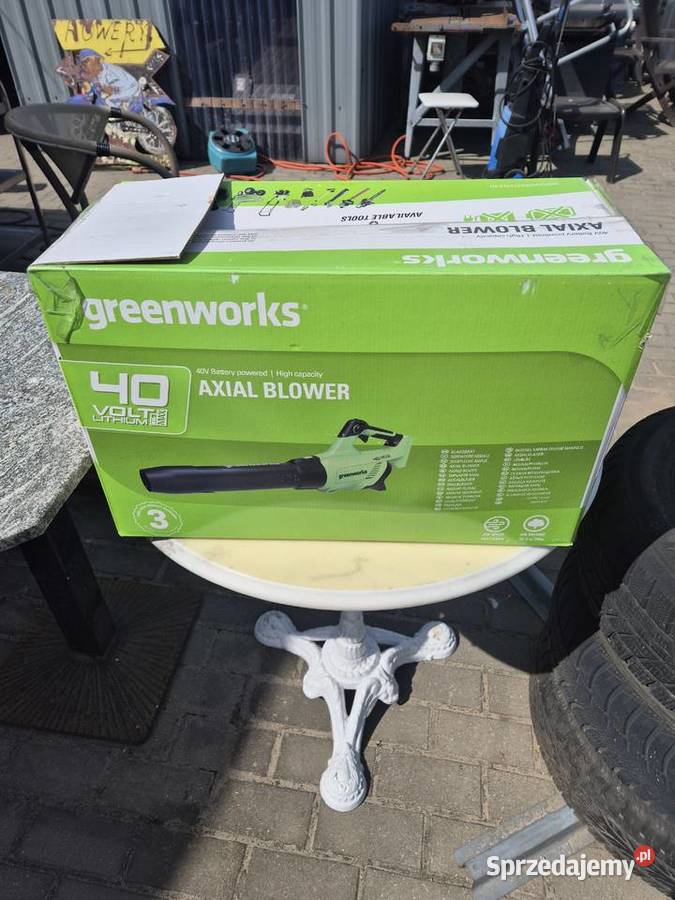 DMUCHAWA AKUMULATOROWA DO LIŚCI GREENWORKS Poddębice
