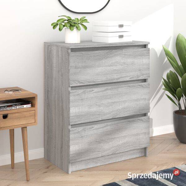 vidaXL Komoda szary dąb sonoma 60x35x76 Warszawa sprzedam