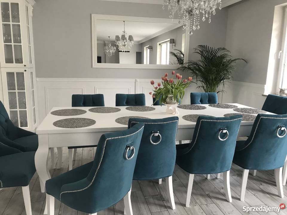 Krzesło do salonu eleganckie z kołatką Gdańsk