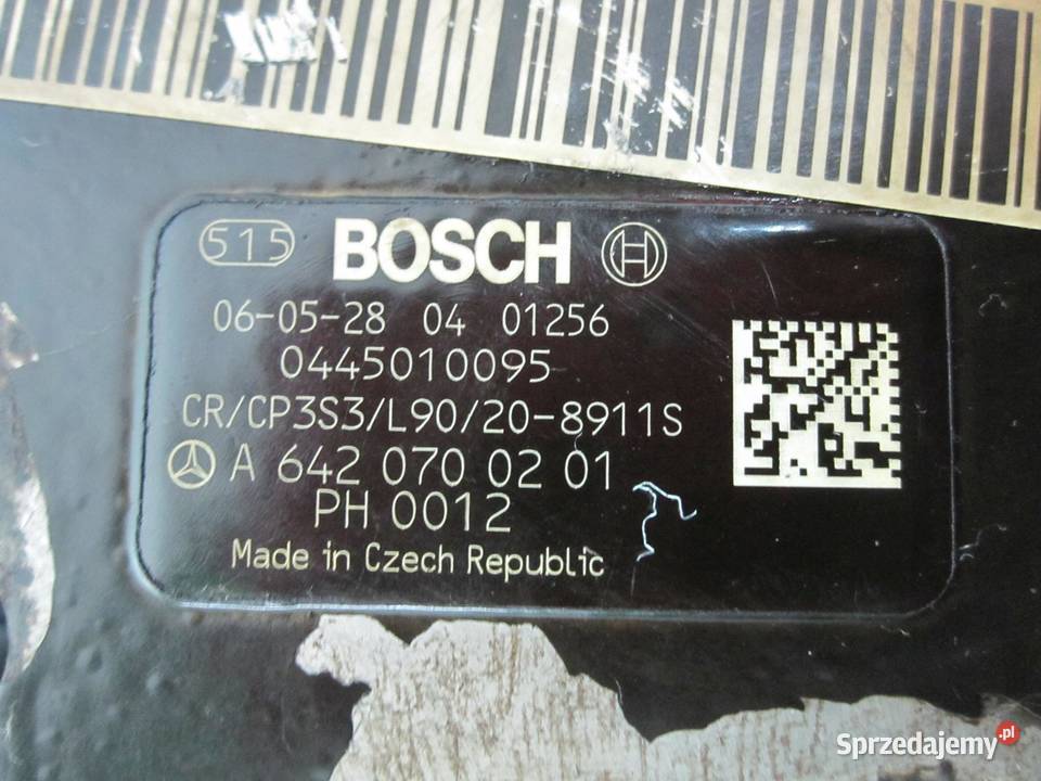 MERCEDES E 30 CDI 06r pompa wtryskowa