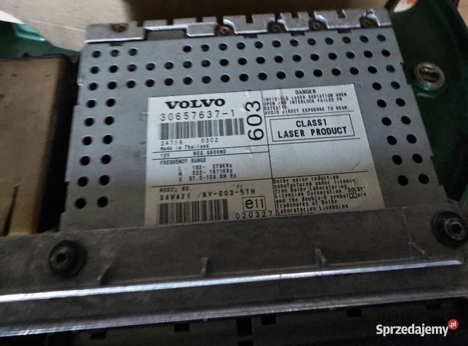 Radio Volvo S60 HU603 łódzkie Parzęczew