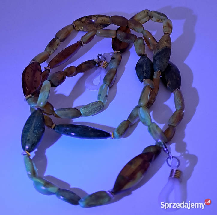 Sznurek do okularów z bursztynu BURSZTYN Zegarki i Biżuteria Warszawa