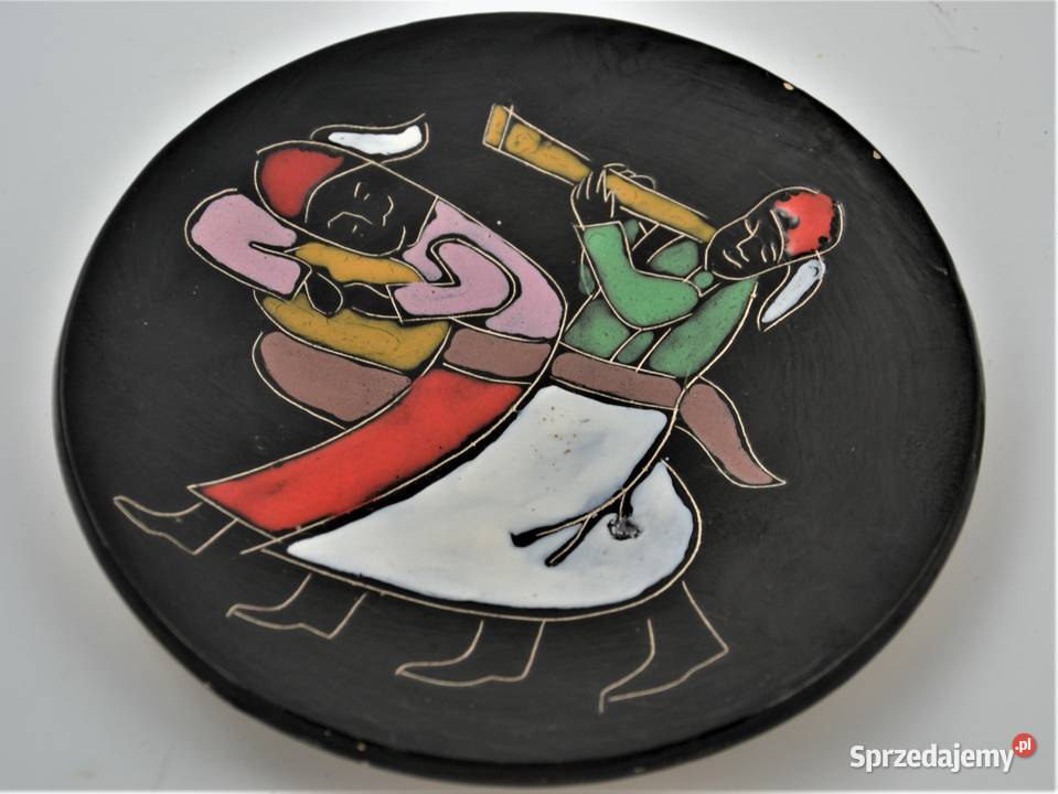 talerz patera na ścianę ceramika lata 5060te 17 Warszawa