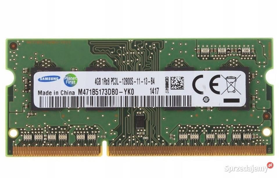 Sprawna Pamięć RAM 4GB DDR3 Kingston Samsung