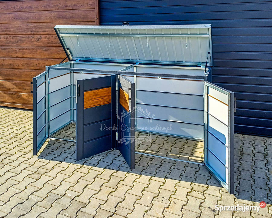 Zabudowa koszy na śmieci wiata śmietnikowa wielkopolskie Września