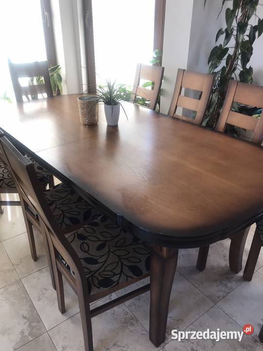 Stół plus 12 krzeseł Łososina Dolna