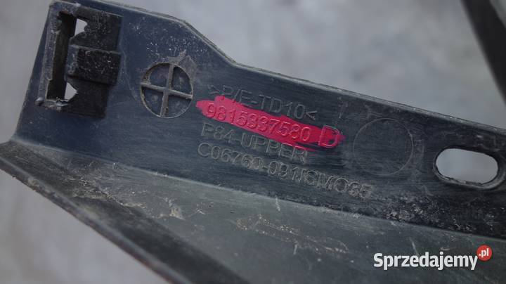 ŚLIZG PRAWY LEWY ZDERZAKA PRZÓD PEUGEOT 3008 II Ruda Śląska