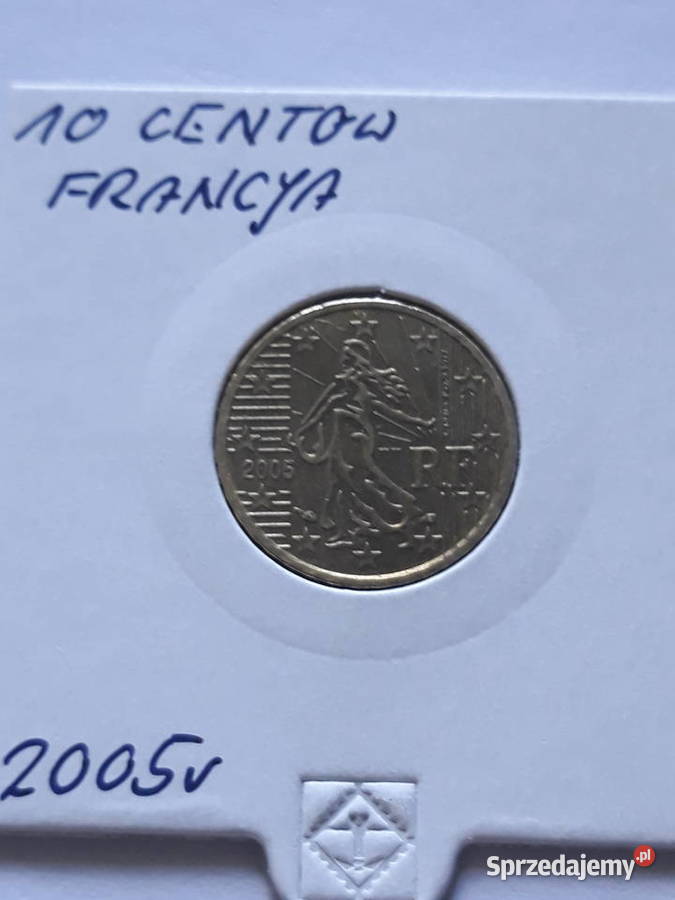 10 Eurocentów Francja 200220052009 r wielkopolskie Konin