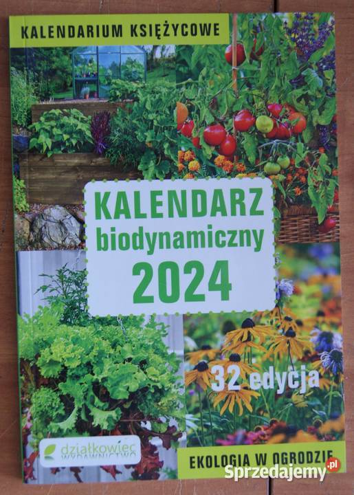 Kalendarz biodynamiczny 2024 dom i ogród sprzedam