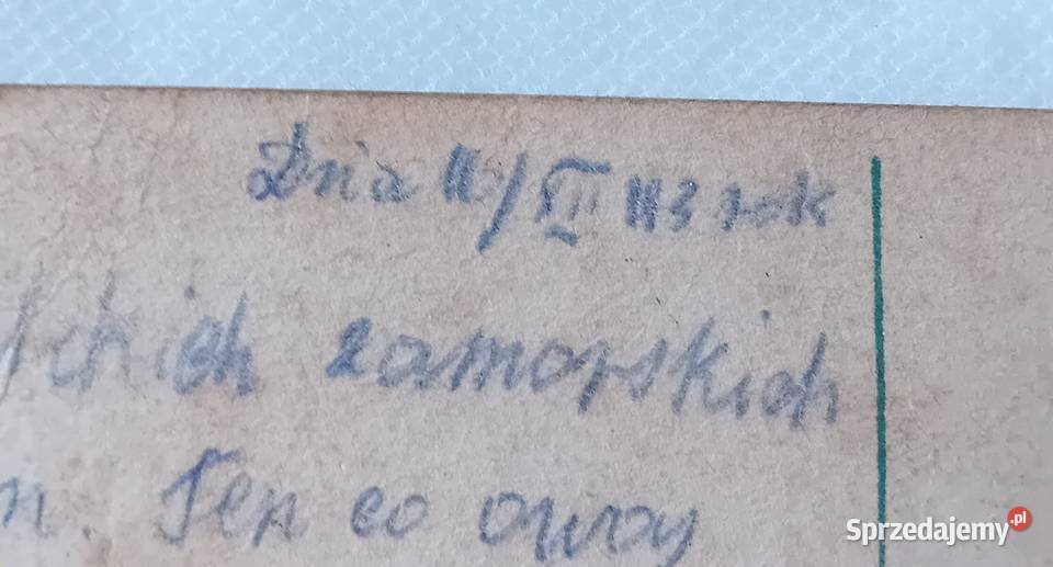 Pocztówka bożonarodzeniowa Finlandia 1943 r wielkopolskie Koźminek