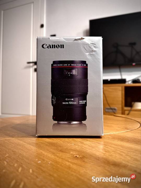 Obiektyw Canon EF 100mm f28L Macro IS USM wielkopolskie Poznań sprzedam