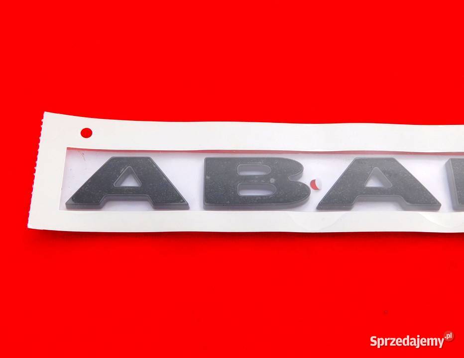 Nowy znaczek emblemat napis litery ABARTH 25 małopolskie Tarnów