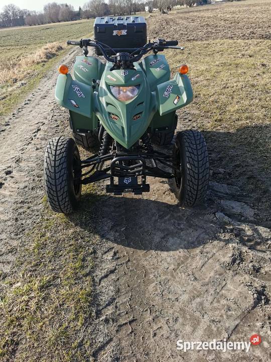 Duży Quad Adlykwity l7e kufer stan czterosuwowy wielkopolskie Rawicz