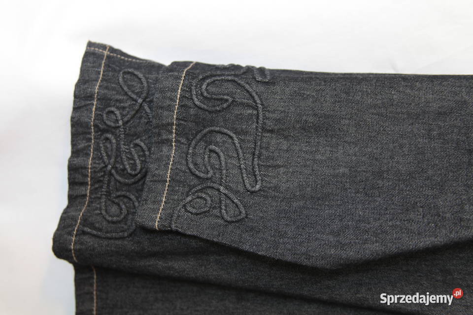 Tunika jeansowa czarna 42 sprzedam