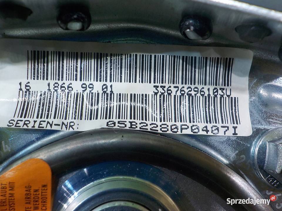 BMW X3 E83 25 B AUT 05r 5D AIRBAG poduszka mazowieckie