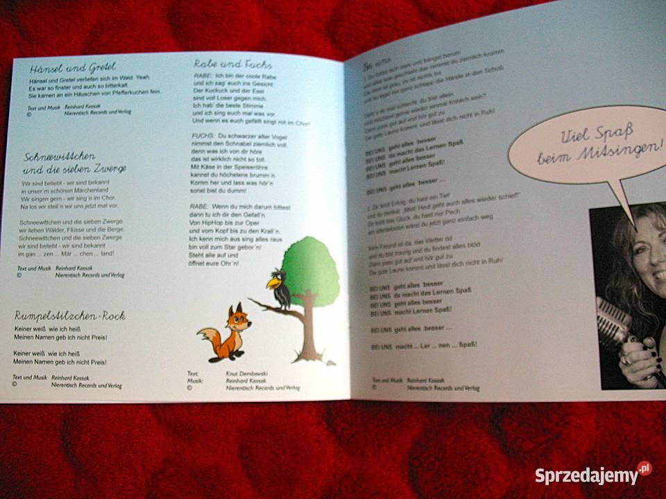płyta CD z książeczką Songs zur Einschulung Neue Ozdoby mazowieckie