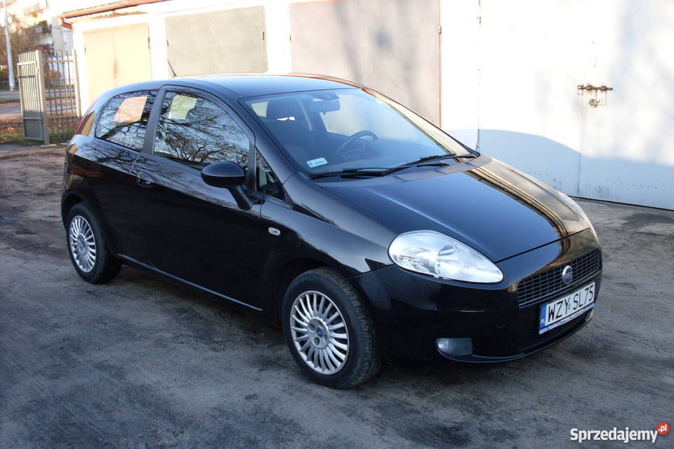 Sprzedam Fiata Grande Punto 2007 8V 77 salon czarny Żyrardów