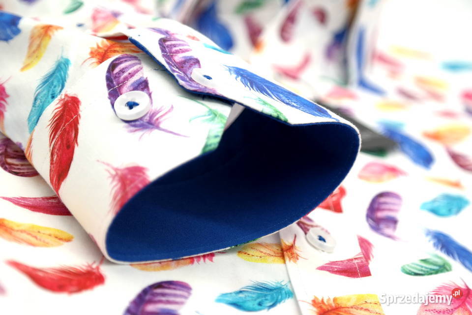 GIOVANNI PERA Koszula Męska K005 Biała PIÓRA Odzież i bielizna męska Ostrów Wielkopolski