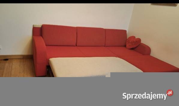 Narożnik z funcją spania mazowieckie sprzedam