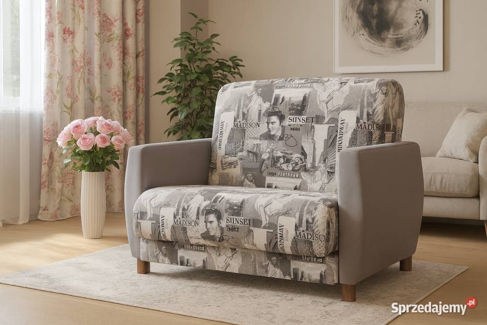 Sofa Skandynawska ELVIS Dwuosobowa Wygodna Kazimierz Biskupi