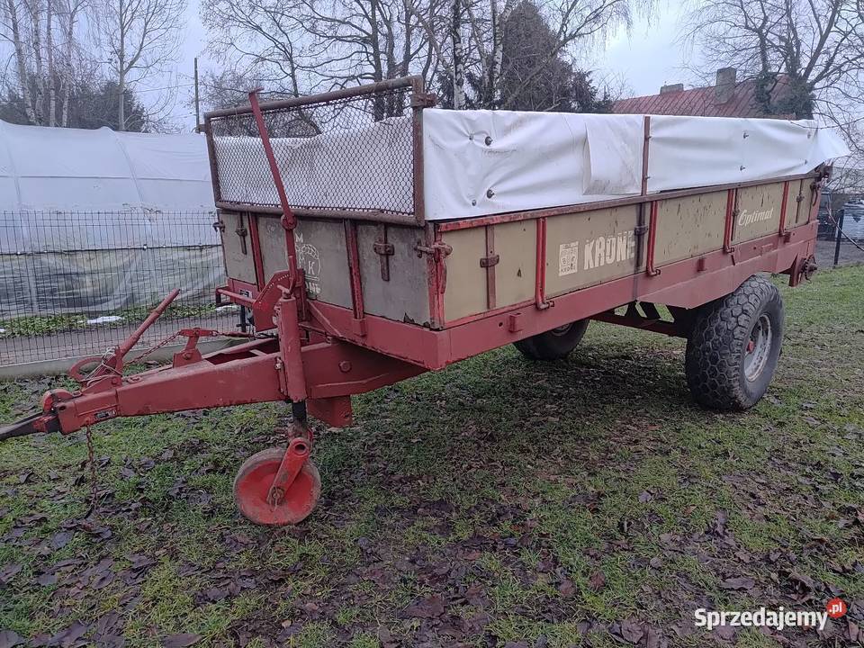 Przyczepa rozrzutnik 6t Zabrze